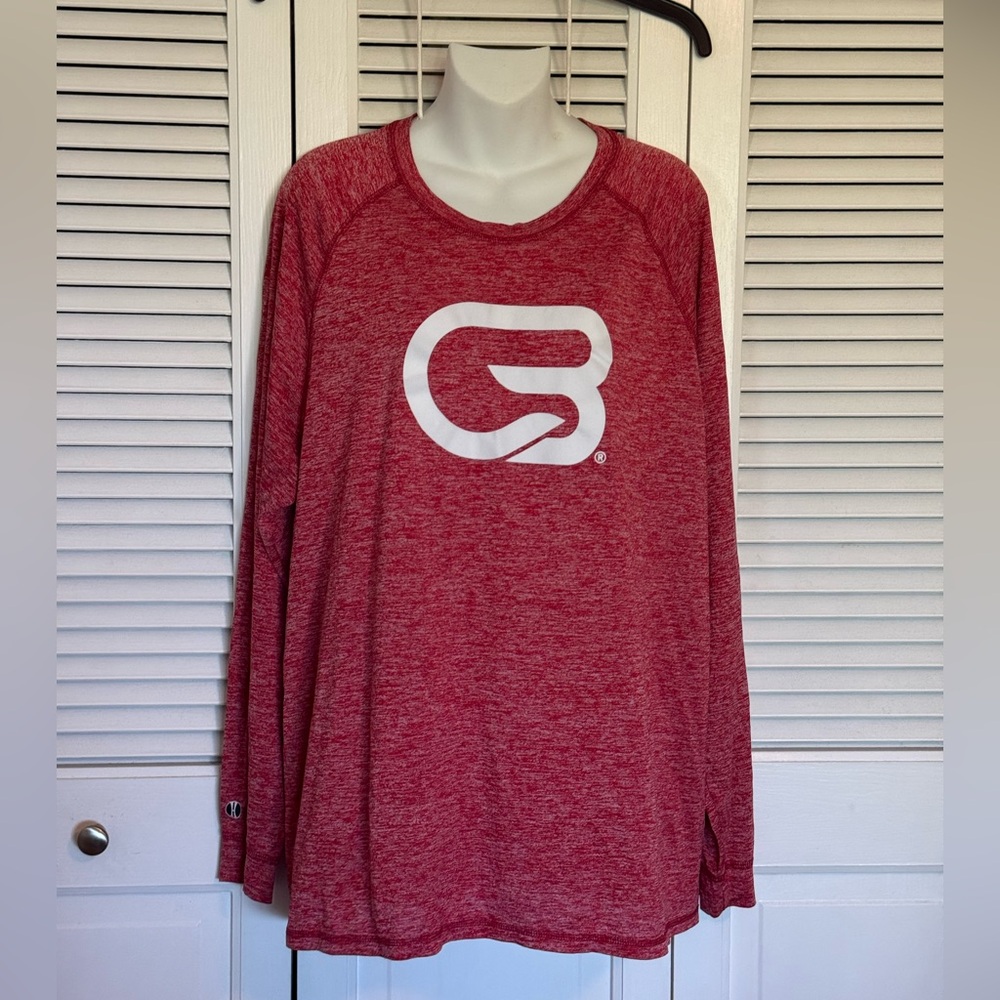 CycleBar Holloway Heathered Red Athletic Tee with Logo